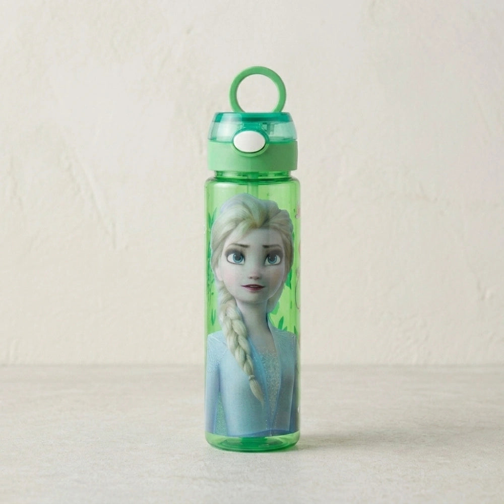 750ml Cartoon Kids Water Bottle | Leakproof Plastic Sipper Bottle for School, Travel & Outdoor | BPA-Free Drinking Bottle with Easy Carry Design