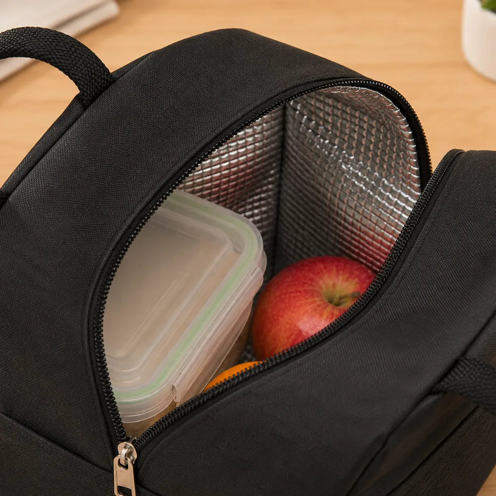 Portable Insulated Lunch Bag | Waterproof Thermal Cooler Tote with Aluminum Foil Lining | Bento Food Storage Bag for Office, School, Travel & Picnic