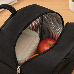 Portable Insulated Lunch Bag | Waterproof Thermal Cooler Tote with Aluminum Foil Lining | Bento Food Storage Bag for Office, School, Travel & Picnic