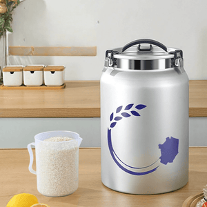 Premium Aluminum Alloy Grain Storage Container | Vacuum Sealed Freshness
