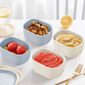 Multi-Use Silicone Food Storage Container with Lid | Flexible, Airtight Daily Storage Solution