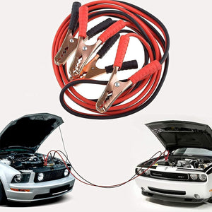 Heavy Duty Auto Jumper Cables | Emergency Battery Booster Clamps