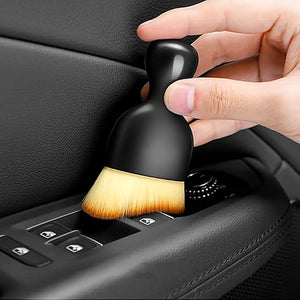 5 PCs Microfiber Car Duster with Long Handle Car Cleaning Brush Exteriror and Interiror Car Cleaning Cloth Car Ac Vent Cleaner Brush for Car, Motorbike, SUVs Car Cleaning Kit