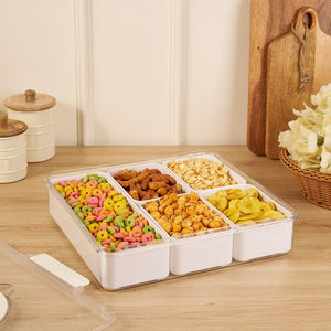 Multi-Compartment Dry Fruit Box | Organize & Store Premium Nuts, Seeds & Dried Fruits