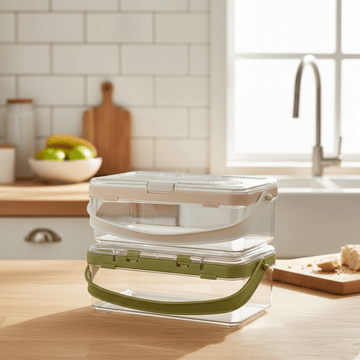 Portable Leak-Proof Crisper Box with Ice Crystals | Fresh Fruit & Snack Keeper