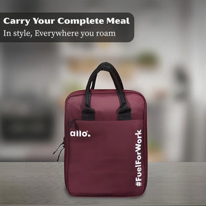 Insulated Lunch Bag for Office & Travel – Leakproof Thermal Tiffin Tote Bag for Men, Women, School & College