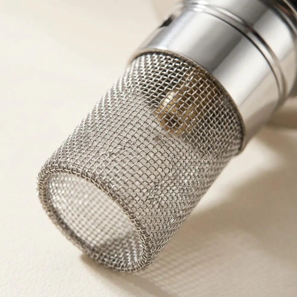 Stainless Steel Push Button Sink Strainer & Drain Stopper | Rustproof Wash Basin Filter for Kitchen, Bathroom & Utility Sinks