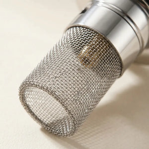 Stainless Steel Push Button Sink Strainer & Drain Stopper | Rustproof Wash Basin Filter for Kitchen, Bathroom & Utility Sinks