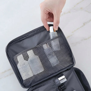 Hanging Toiletry & Makeup Organizer Bag | Portable Cosmetic Storage Pouch for Travel, Bathroom & Daily Use
