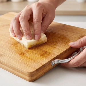 Premium Solid Wooden Chopping Board | Thick Butcher Block Cutting Board with Juice Groove | Knife-Friendly Kitchen Cutting Board