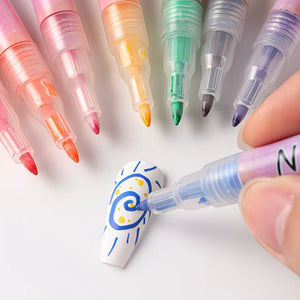 12-Color 3D Dotting Kit - DIY Nail Art for Everyone | Professional Nail Art Tools Kit for Home & Salon Use