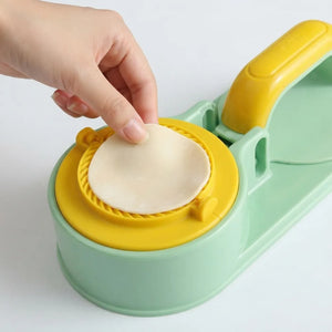 3-in-1 Dumpling Maker Machine | Momo, Gujiya, Samosa & Karanji Dough Press | Dumpling Skin Press Mould