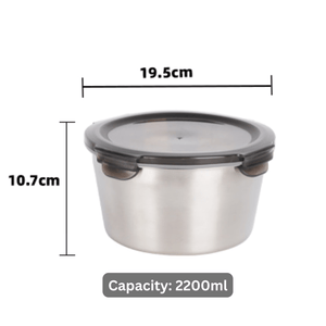 Premium Stainless Steel Food Storage Container | Eco-Friendly & Durable Kitchen Essential