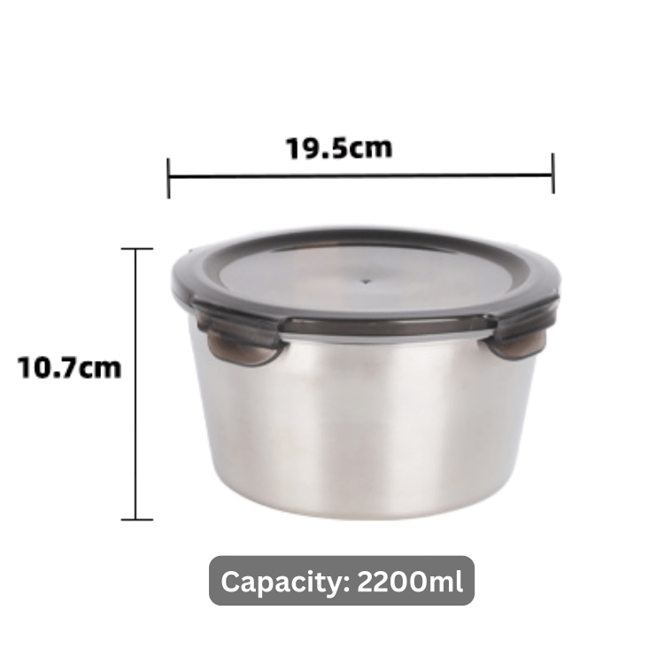 Premium Stainless Steel Food Storage Container | Eco-Friendly & Durable Kitchen Essential