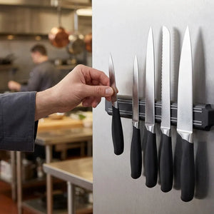 Strong Magnetic Knife Holder | Wall Mounted Magnetic Knife Strip | Modern Kitchen Knife & Tool Storage Rack