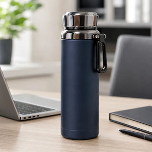 1000ml Diamond Vacuum Insulated Thermal Mug | Stainless Steel Leakproof Hot & Cold Water Bottle | BPA-Free Travel Flask for Tea & Coffee