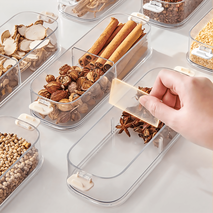 Premium Sealed Spice Container with Multi-Layer Design