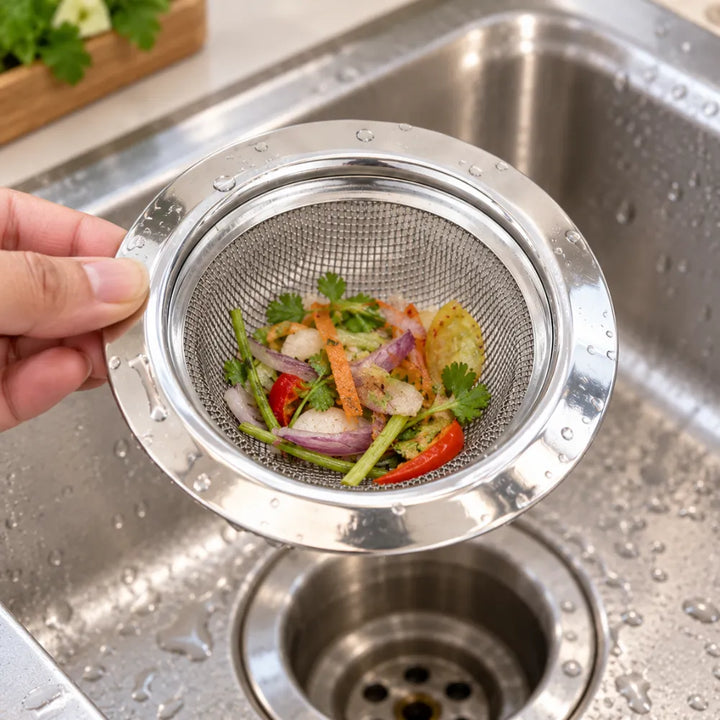 Stainless Steel Sink Jali 9.5 cm | Kitchen Drain Strainer