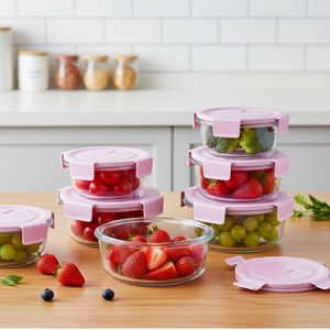 Easy Flow Cereal Dispenser Set of 3 | Airtight Kitchen Storage Jars for Rice, Pasta & Pulses (400ml, 600ml, 800ml) Leak-Proof, Easy Pour Design