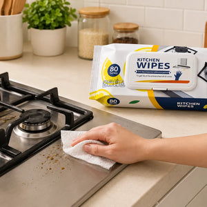 Reusable Kitchen Cleaning Sponge Wipes | Biodegradable Foam Sponge Cloth for Dishes, Countertops & Kitchen Cleaning