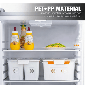 Airtight Storage Containers with 4 Compartments | Fresh, Mess-Free Food Organizer