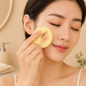 12-Piece Compressed Facial Cleansing Sponge Set | Soft Makeup Remover & Face Wash Sponges for Deep Facial Cleaning, Reusable Beauty Care Puff