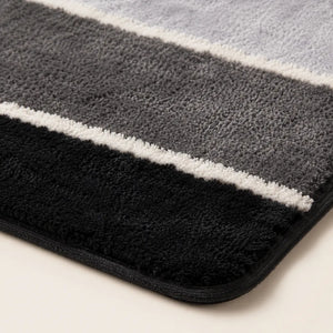 Anti-Skid Water Absorbent Door Mat 60x40 cm | Soft Microfiber Entrance Floor Mat for Bathroom, Living Room, Kitchen & Office | Dark Grey