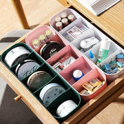 5-Grid Socks & Underwear Organizer Set | Stackable Drawer Storage Boxes | Closet Wardrobe Divider Containers (4 pcs set)