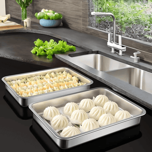 Premium Stainless Steel Food Preservation Box with Airtight Lid | Keeps Food Fresh Longer