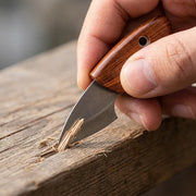 Mini Retractable Utility Knife Keychain | Portable Box Cutter Key Ring | Pocket-Size Cutter for Packages, Camping & Outdoor Use