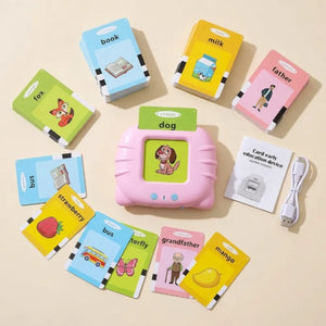 Talking Baby Double-Sided Flash Cards | Interactive Montessori Learning Toy | Cognitive Skills & Educational Toy for Kids 2+ Years