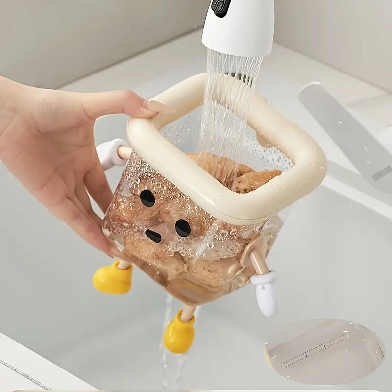Multi-Purpose Wall-Mounted Bathroom Storage Organizer