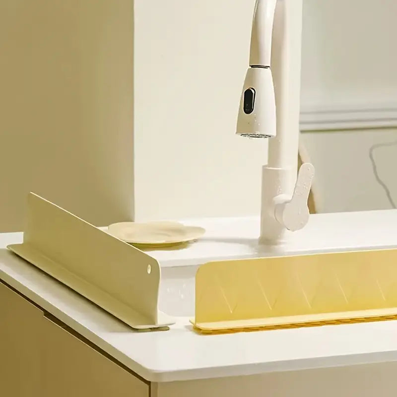 Sink Splash Guard, Sink Splash Guard in Kitchen, Silicone Sink Edge Protector Splash Guards