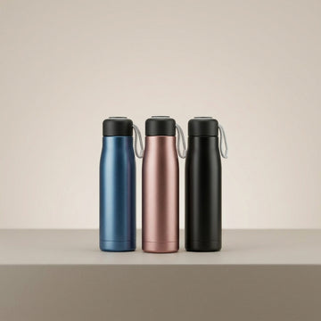 500ml Stainless Steel Vacuum Insulated Water Bottle | Hot & Cold Flask | Leakproof Sports Bottle for Office, School, Gym, Travel & Outdoor