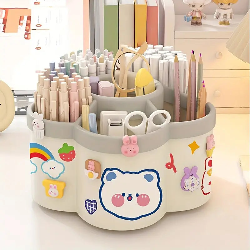 Multi-functional Desktop Stationery Storage Box