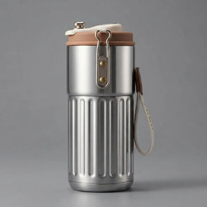 Digital Temperature Display Coffee Mug | 316 Stainless Steel Vacuum Insulated Travel Mug with Leakproof Lid | Double Wall Thermal Tumbler