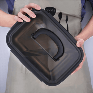 Premium Stainless Steel Storage Container with Buckle Lock | Multi-Purpose Airtight Organizer