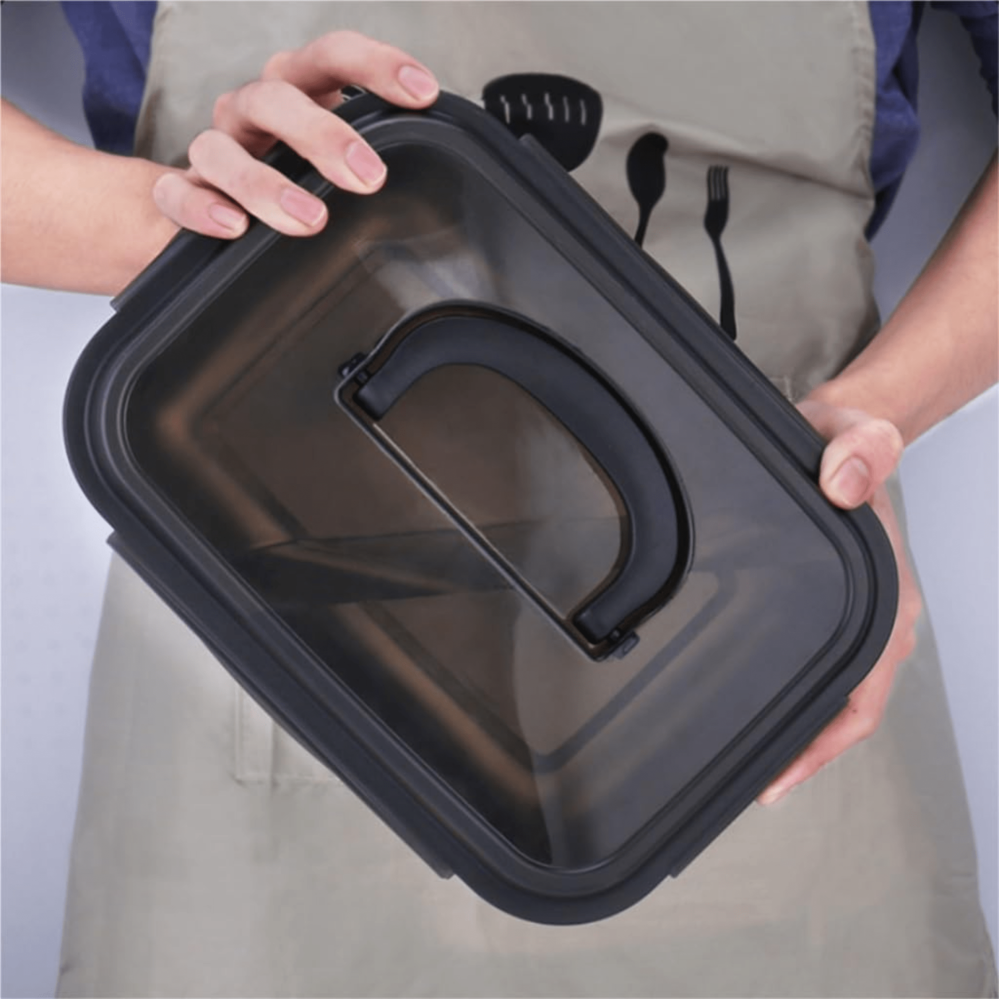 Premium Stainless Steel Storage Container with Buckle Lock | Multi-Purpose Airtight Organizer