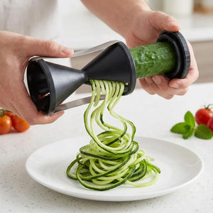 Multipurpose Vegetable & Fruit Spiral Peeler | Stainless Steel Blade Spiralizer for Vegetable Noodles, Salad & Garnishing