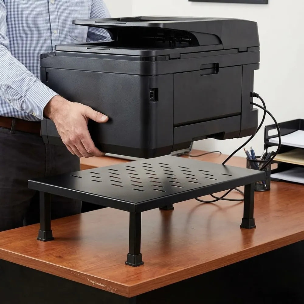Smart Oven Stand | Black Metal Kitchen Appliance Riser Rack
