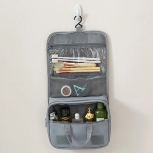 Hanging Toiletry & Makeup Organizer Bag | Portable Cosmetic Storage Pouch for Travel, Bathroom & Daily Use