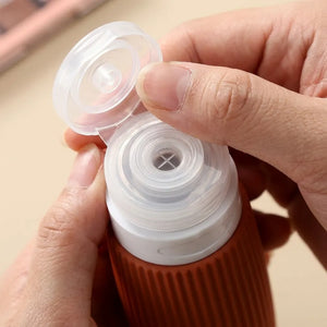 4PCS Travel Toiletry Bottles Set | 90ml BPA-Free Leakproof Silicone Containers for Shampoo, Lotion & Travel Essentials