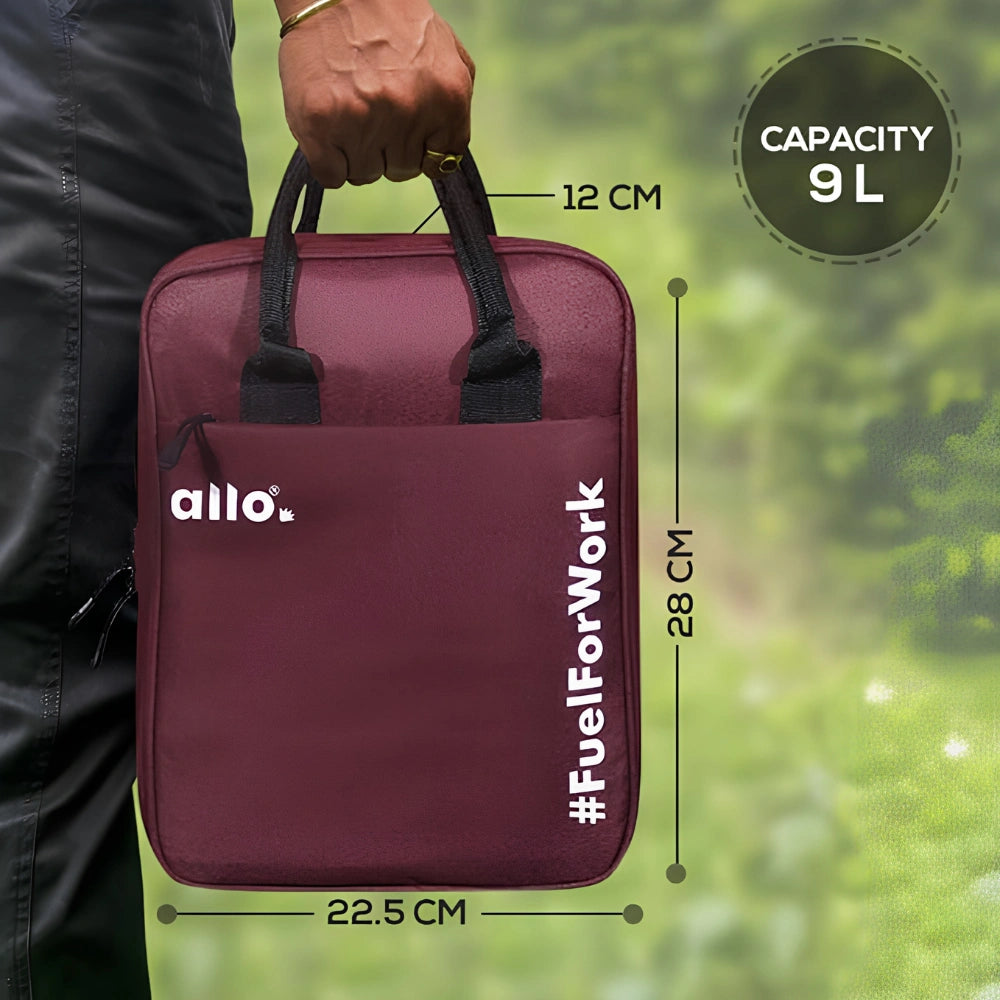 Insulated Lunch Bag for Office & Travel – Leakproof Thermal Tiffin Tote Bag for Men, Women, School & College