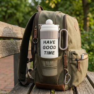 780ml Stainless Steel Insulated Water Bottle | Leakproof Flip Top Sipper with Handle | BPA-Free Sports Bottle for Gym, Office, School & Travel