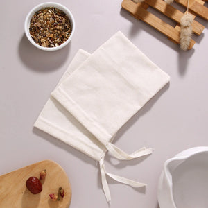 6 PCS Cotton Muslin Storage Bags – Reusable Drawstring Fruit & Vegetable Bags