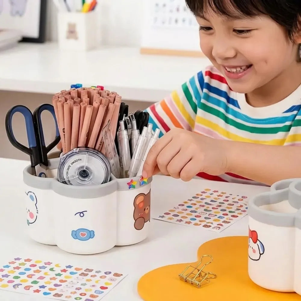 Multi-functional Desktop Stationery Storage Box