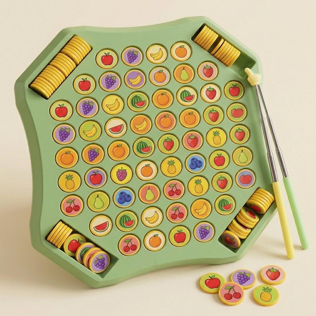 Wooden Kids Memory Matching Game | Educational Toy 3-6 Years