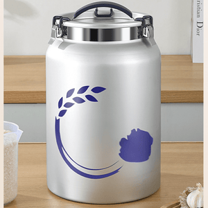 Premium Aluminum Alloy Grain Storage Container | Vacuum Sealed Freshness