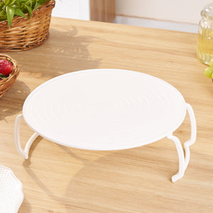 Microwave Plate Stacker | Space-Saving Kitchen Organizer for Busy Homes