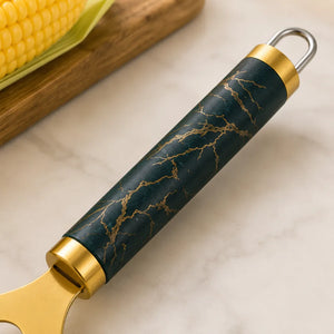 Stainless Steel Corn Peeler with Ultra Sharp Blades | Corn Kernel Remover, Cob Stripper & Corn Cutter Tool | Ergonomic Handle